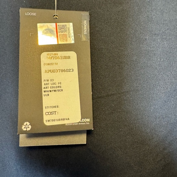 Under Armour Black and Red Maryland Terrapins‎ Long Sleeve Tee size Medium NWT - Picture 6 of 6